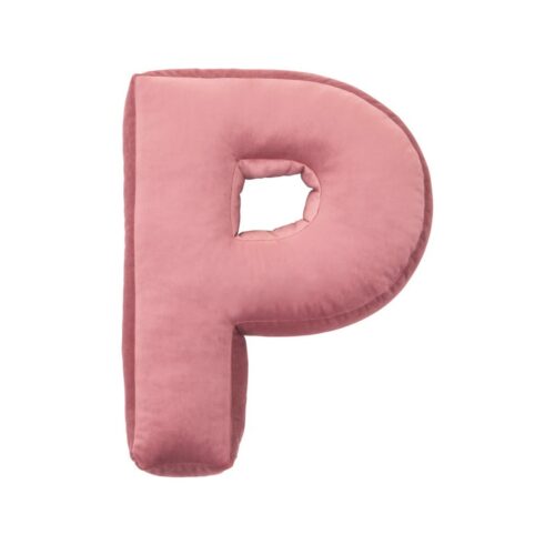 Cuscino lettera P