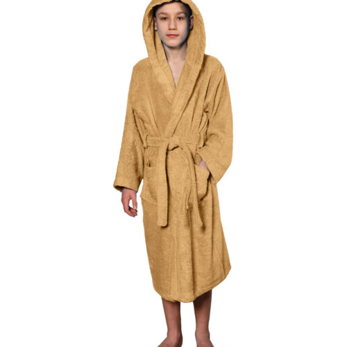Accappatoio in cotone miele