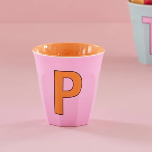 Bicchiere lettera "P"