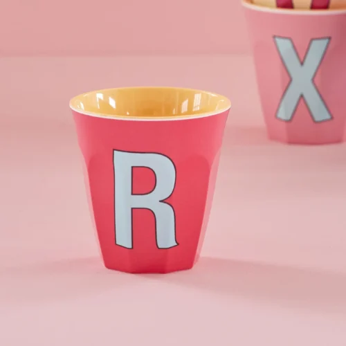 Bicchiere lettera "R"