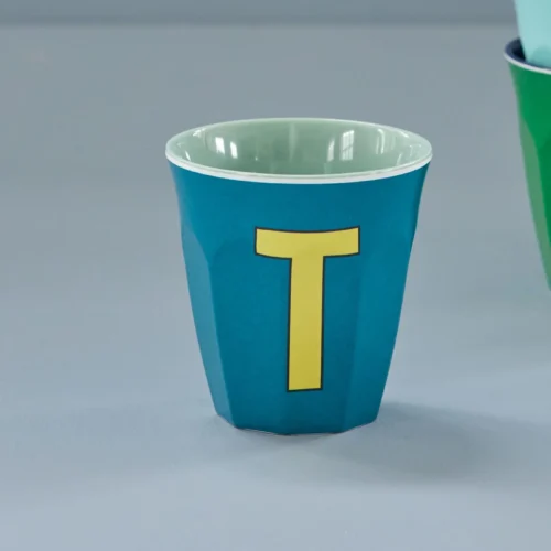 Bicchiere lettera "T"