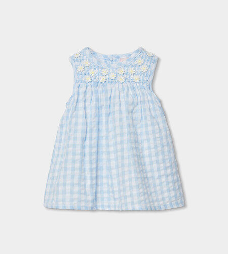 Vestito a quadri neonata