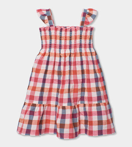 Vestito popeline a quadri